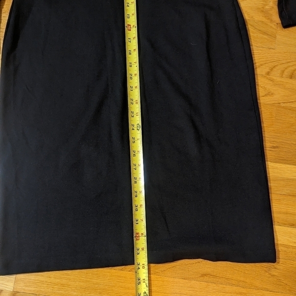 Chico's Black Bell Sleeve Dress - Picture 2 of 6